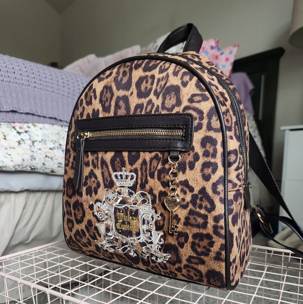 Juicy Couture Leopard Print Backpack
